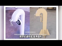 Διαμέτρου εξαερισμού λαιμού χήνας 100 mm, στρογγυλού τύπου, με βαλβίδα πτυχής (ο λαιμός χήνας πρέπει να είναι κλειστός)