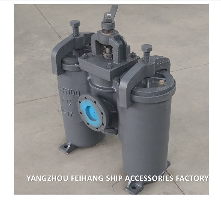 Σίτα λαδιού Duplex H-Type Jis F7208-θαλάσσια Duplex Oil Strainer Jis F7208-Duplex Water Strainer