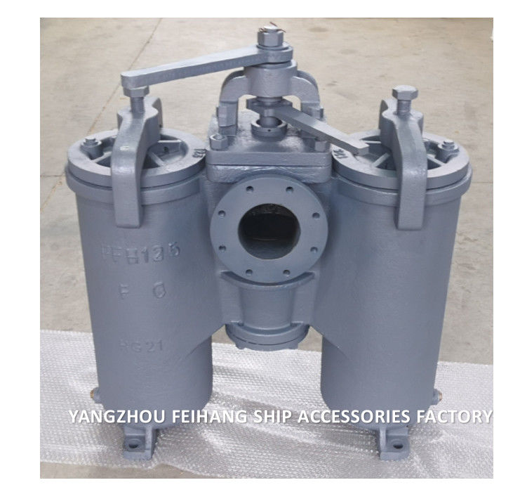 Σίτα λαδιού Duplex H-Type Jis F7208-θαλάσσια Duplex Oil Strainer Jis F7208-Duplex Water Strainer