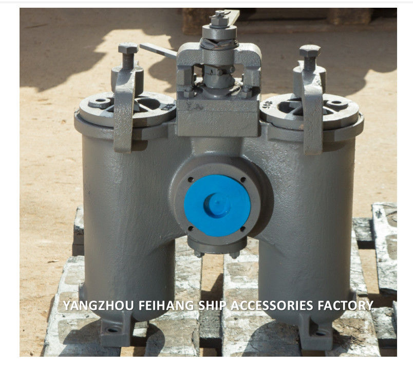 Σίτα λαδιού Duplex H-Type Jis F7208-θαλάσσια Duplex Oil Strainer Jis F7208-Duplex Water Strainer