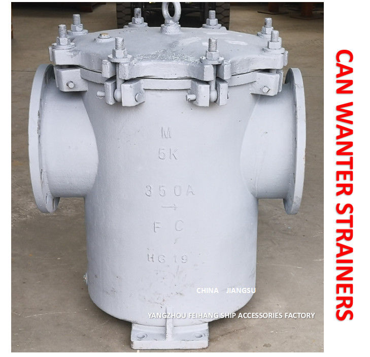 Σήμα νερού θαλάσσια μπορώ Water Strainer 5k-350a S-Type Jis F7121 Body - Cast Iron Filter Cartridge - Stainless Steel
