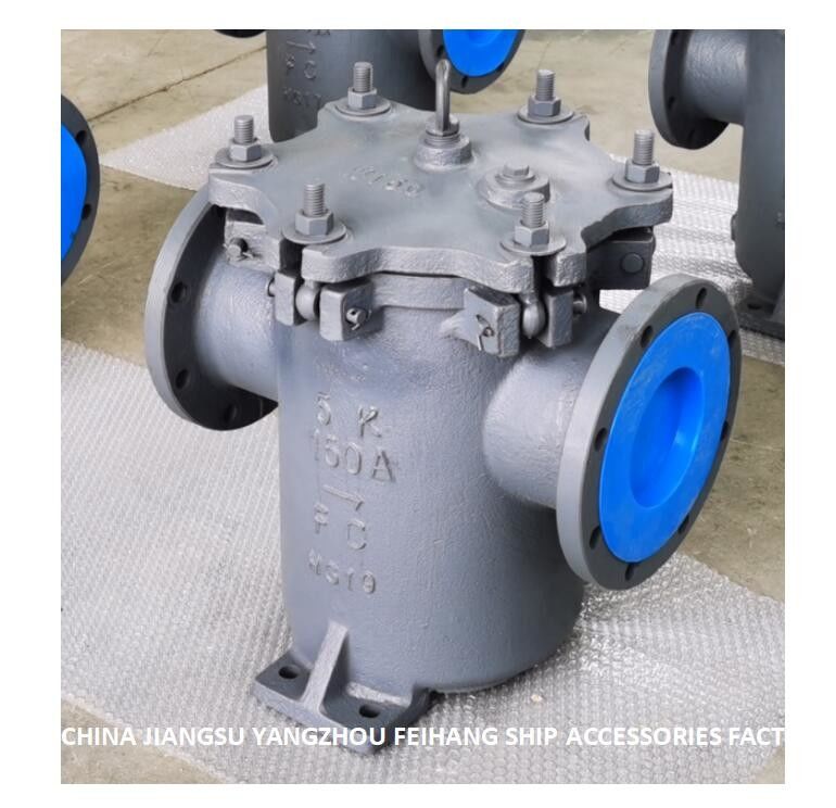 Can Water Strainers 5K-150A S-Type JIS F7121 5k-150a Cylindrical Water Filter - Straight Sea Water Filter