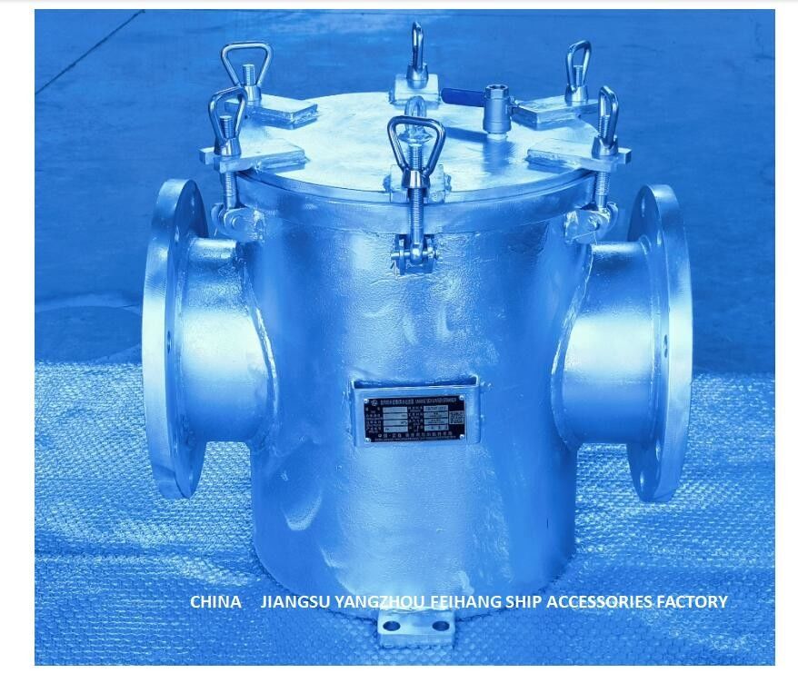 Το κύριο φίλτρο Cb/T497-2012 νερού της θάλασσας Dn250 αποτελείται κυρίως από τους συνδέοντας σωλήνες, κύριοι σωλήνες, καλάθια φίλτρων, φλάντζες,