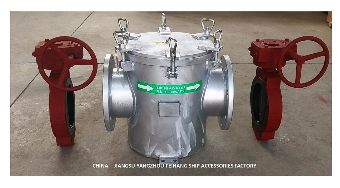 Θαλάσσιο κύριο θαλάσσιου νερού φίλτρων A250 CB/T497 σώματος άνθρακα ανοξείδωτο κασετών φίλτρων χάλυβα??????????? γαλβανισμένο