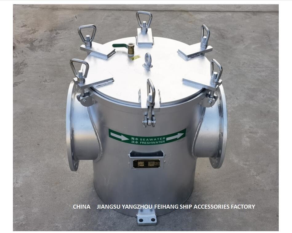 Γαλβανισμένο φίλτρο πρότυπο AS250 CB/T497-2012 θαλάσσιου νερού χάλυβα άνθρακα για τους υψηλού επιπέδου υποθαλάσσιους διηθητήρες θαλάσσιου νερού πυλών