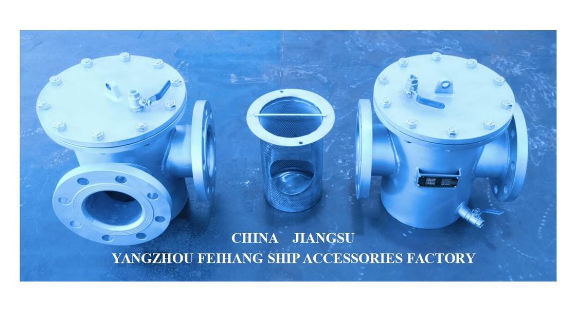 Φίλτρο θαλάσσιου νερού τύπου καλάθι AS125 PN1.0 Cb/T497-2012 από ανοξείδωτο χάλυβα 316l