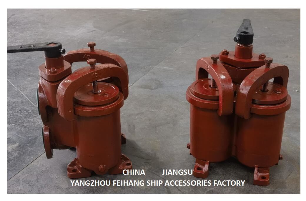 JIS 5K-25-100A DUPLEX OIL STRAINER ((U-TYPE) ΤΕΧΝΙΚΑ ΔΕΤΑ