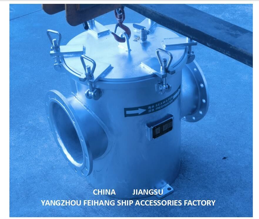 Υλικά βασικών συστατικών του AS250 CB/T497-2012 Κύριο φίλτρο θαλασσινού νερού με άμεση ανάσα