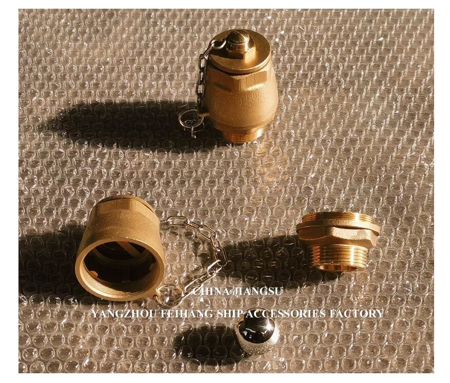 IMPA23339 FH-DN40 Βαλβίδα αποχέτευσης σφαίρας Κεφάλαιο BRASS Κεφάλαιο NPT Κάλυψη από ανοξείδωτο χάλυβα Σφαίρα πλεύσης