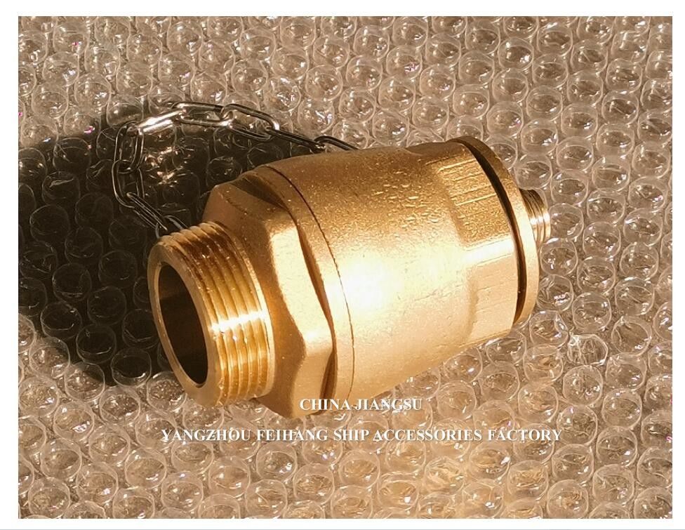 IMPA23339 FH-DN40 Βαλβίδα αποχέτευσης σφαίρας Κεφάλαιο BRASS Κεφάλαιο NPT Κάλυψη από ανοξείδωτο χάλυβα Σφαίρα πλεύσης