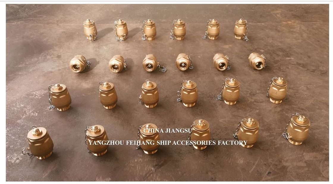 IMPA23339 FH-DN40 Βαλβίδα αποχέτευσης σφαίρας Κεφάλαιο BRASS Κεφάλαιο NPT Κάλυψη από ανοξείδωτο χάλυβα Σφαίρα πλεύσης