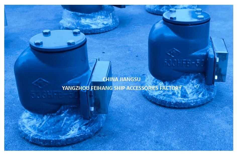 Μετά την κορυφή της δεξαμενής κεφαλής εξαγωγής αέρα - κεφαλής αεραγωγού μοντέλο:No.533HFB-50A με Sus316l floater Nbr gasket 0.3mpa