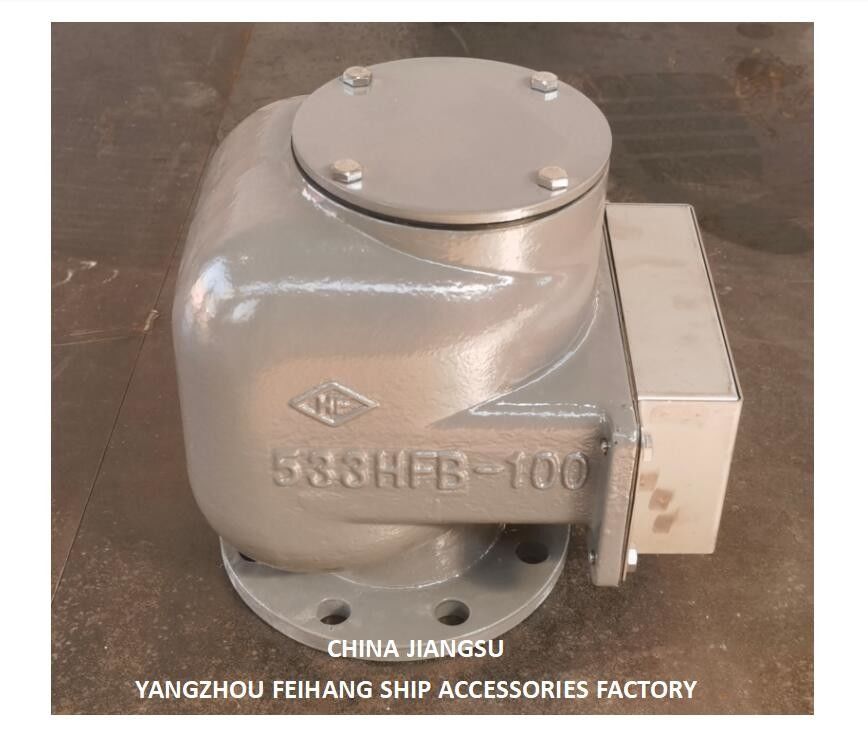 Πάνω μέρος δεξαμενής αεραγωγός No. 533hfb-100a Πύλη αεραγωγού με σώμα χυτοσίδηρου Ατσάλι