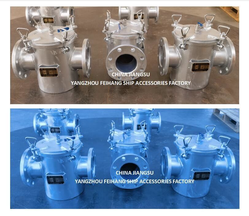 Κύριο Στρίνερ θαλάσσιου νερού μοντέλο AS125 CB/T497 Σώμα Ζυγισμένο, με φυσίγγιο φίλτρου από ανοξείδωτο χάλυβα