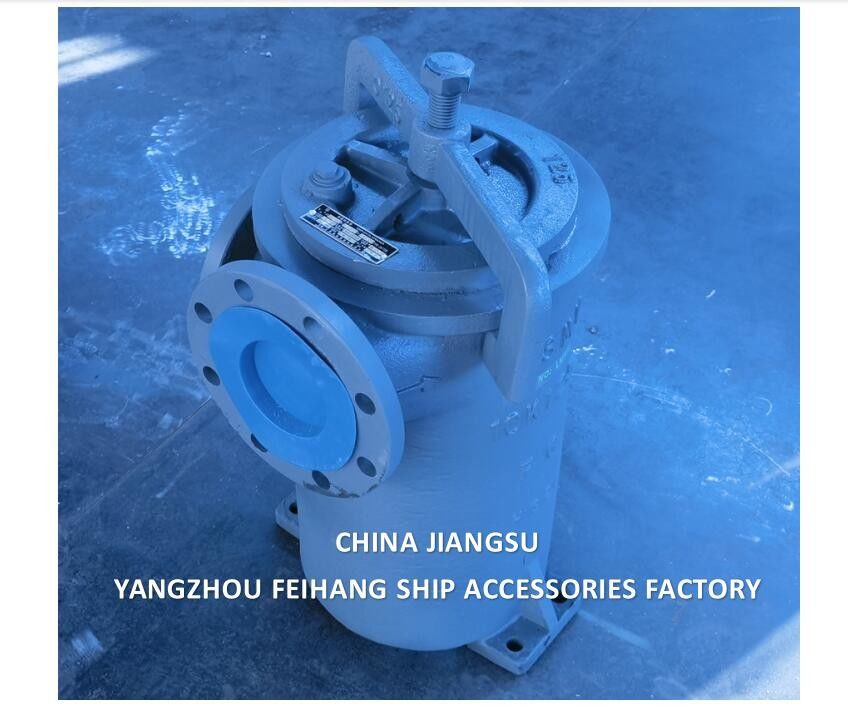 JIS F7209 5K-125A Ναυτιλιακό στεγνωτήρα πετρελαίου χυτοσιδήρου με φίλτρο από ανοξείδωτο χάλυβα