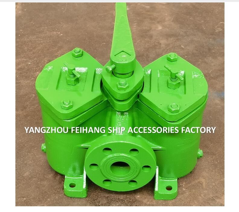 Φιλτράρια πετρελαίου Marine Duplex Model As32-0.4/0.22 Cb/T425-94 Φιλτράρια πετρελαίου Marine Duplex Σώμα από χυτοσίδηρο ευθεία