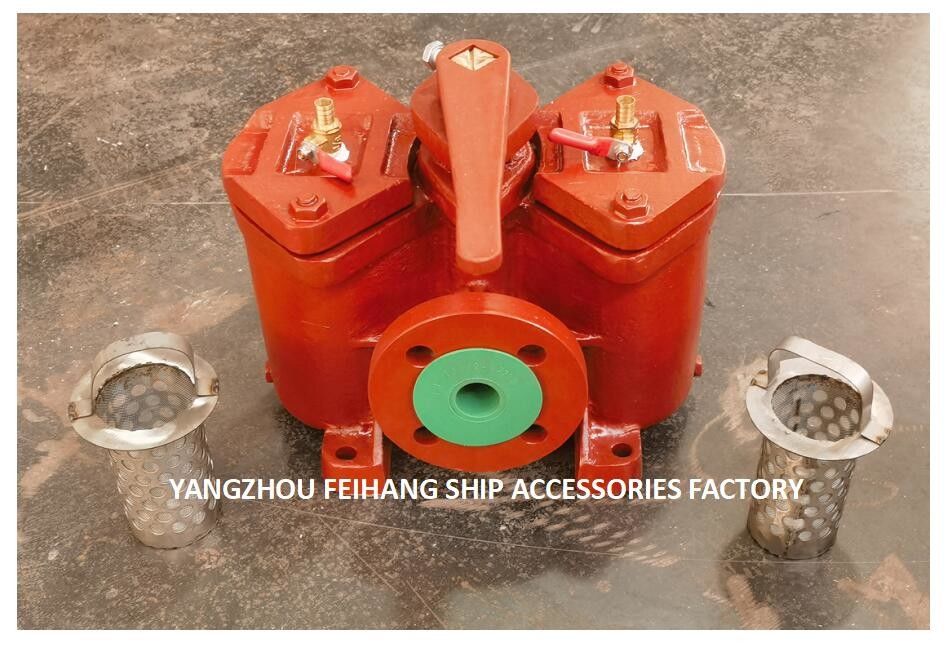 Φιλτράρια πετρελαίου Marine Duplex Model As32-0.4/0.22 Cb/T425-94 Φιλτράρια πετρελαίου Marine Duplex Σώμα από χυτοσίδηρο ευθεία