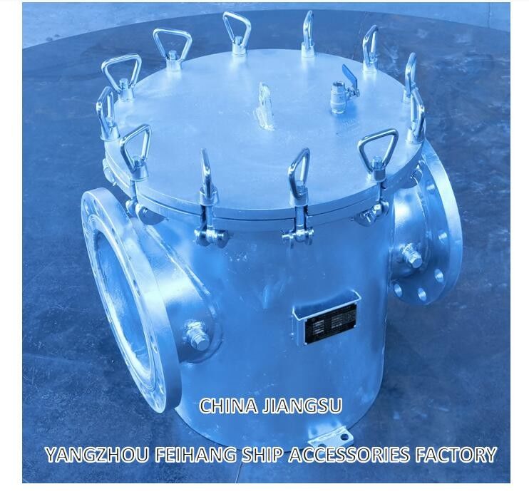 AS250 CB/T497-1994 Φιλτράρισμα θαλάσσιων υδάτων Σώμα από άνθρακα με μεταβλητό φίλτρο από ανοξείδωτο χάλυβα
