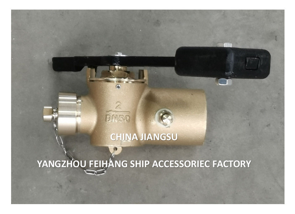 Φεϊχάνγκ μοντέλο FH50 Cb/T3778-1999 Κουρδίζοντας κόκορα-κουρδίζοντας χάλκινο αυτοκλείσιμο βαλβίδα με νήματα άκρα