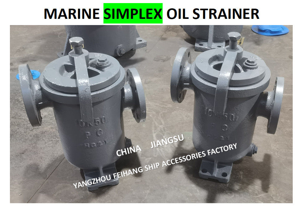 JIS F7209 Μοναδικό φίλτρο πετρελαίου 5K-100A Σώμα - Χυτοσίδηρο και φίλτρο - Ατσάλι