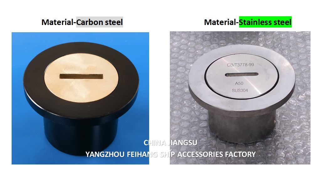 Κεφαλή Σωλήνα Ηχομέτρησης CB Design Standards από Χυτοχάλυβα ή Ανοξείδωτο Χάλυβα