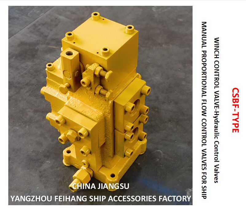 Κίνα Βαλβίδα Ελέγχου Winch μοντέλο-CSBF-H-G32 Μέγεθος Dn32, ροή 300l/Min, πίεση 25mpa, χειροκίνητη λειτουργία