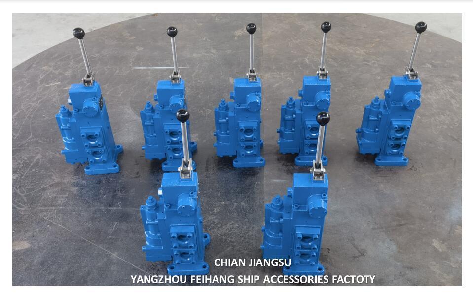 35SFRE WINCH CONTROL BLOCK CONTROL VALVE Ανεμόπνευμα χειροκίνητες αναλογικές βαλβίδες ελέγχου ροής για πλοία MODEL35SFRE-MO40-H3