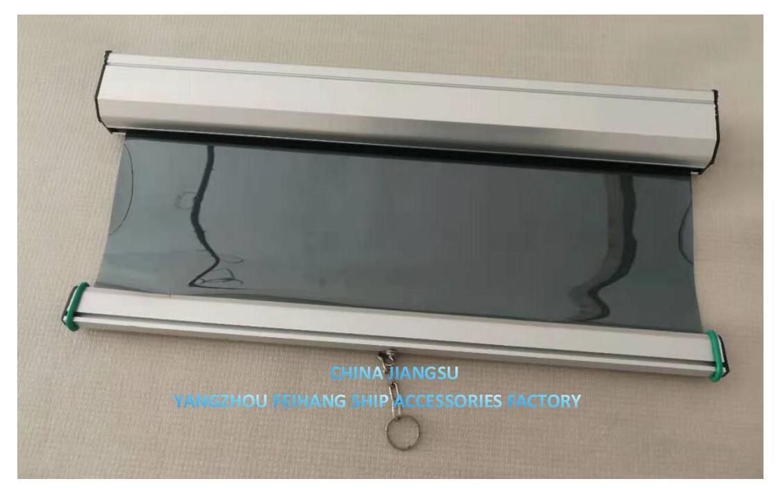 Υψηλής ποιότητας προμήθεια Marine Solar Shade roller blind & Marine Solar screen roller type blind with cassette box- Blin για το παράθυρο της γέφυρας του πλοίου