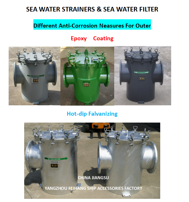 Τεχνικές παράμετροι για φίλτρα θαλασσινού νερού AS300 CB/T497 - Φίλτρο θαλασσινού νερού AS300 CBM1061-81