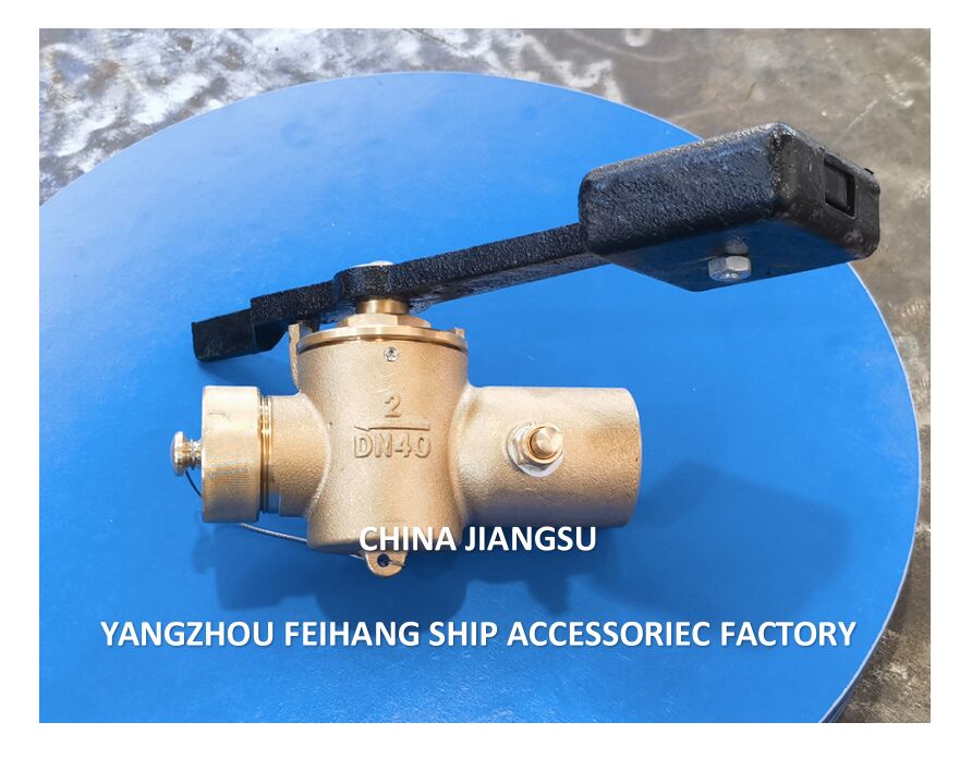 FH-40A CB/T3778 Χάλκινος αυτοκλείσιμος βαθμιαίος ανιχνευτής με εσωτερικό άκρο νήματος BSP και 360° περιστρεφόμενη ράβδο.