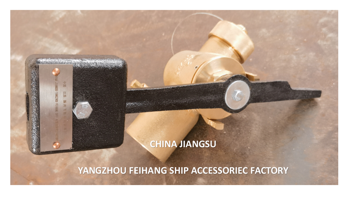 SOUNDING SELF-CLOSING VALVE FH-40A CB/T3778-99  PN2.5 Material - Copper  with BSP internal thread end and 360° rotating rod