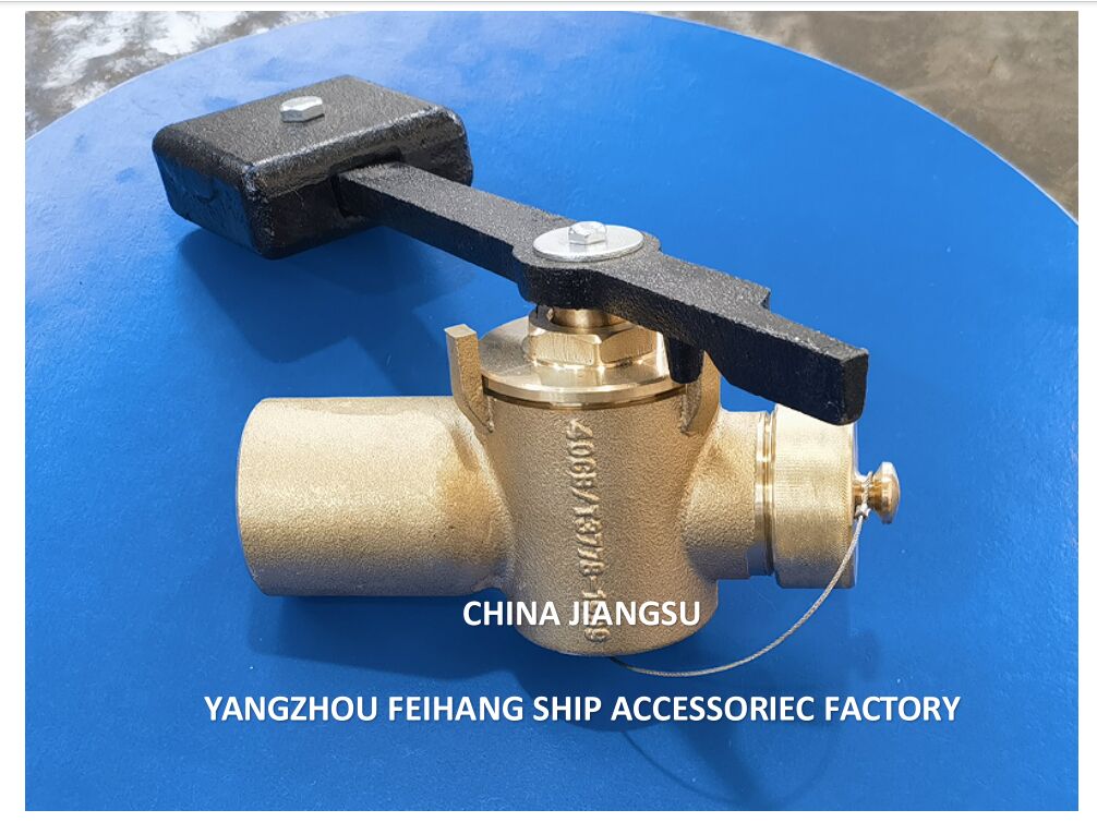 Κίνα Φαλβίδα αυτοκλείσματος FH-40A CB/T3778 Προμηθευτής - FeiHang Marine Υλικό PN2.5 - Χαλκός με εσωτερικό άκρο νήματος BSP και 360° περιστρεφόμενη ράβδο