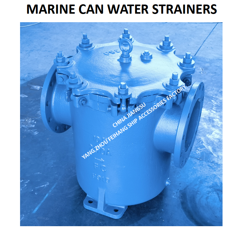 IMPA872011-MARINE CAN WATER FILTERS JIS F7121 FH-10K-250A BRAND-FEIHANG BODY - CAST IRON FILTER CARTRIDGE - STAINLESS STEEL